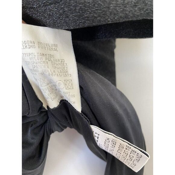 Authentic VERSUS "sparring yok" by gianni jersey dress Size Small Black 90s Y2K - Picture 8 of 12